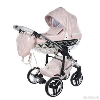 Kočík Junama Heart Pink Silver 2025