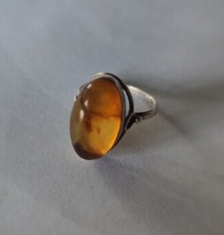 retro strieborný prsteň 2