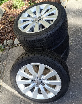Predám zimné kolesá 5x 100 R16 J7/ET34 + zimné pneu 215/45