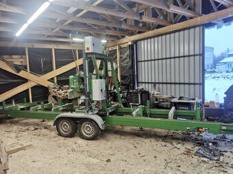 katr, pásová pila ROLTRAC R-70 - mobilní podvozek, použitá