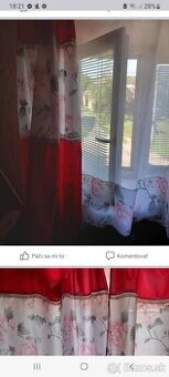 Záclona zo závesmi