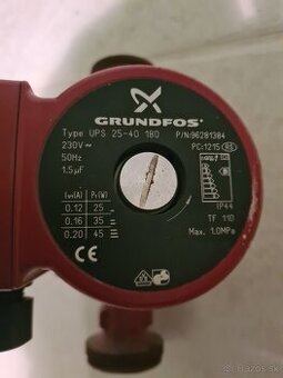 Predám obehové čerpadlo Grundfos