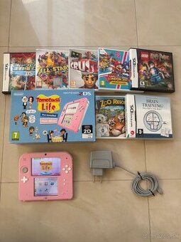 Nintendo 2DS TomoDachi Life + Hry