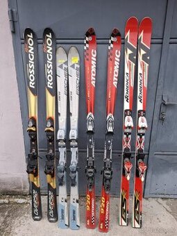 Predám zjazdové lyže Rossignol, Fischer, Atomic, Nordica
