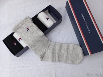 Pánské ponožky Tommy Hilfiger, celkově 6 párů v balení,  vel