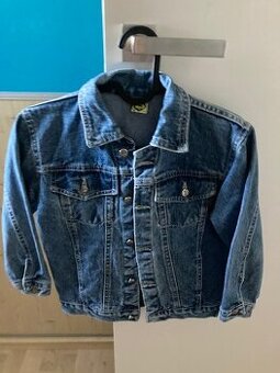 Detská riflová bunda veľ. 122 na 7 rokov