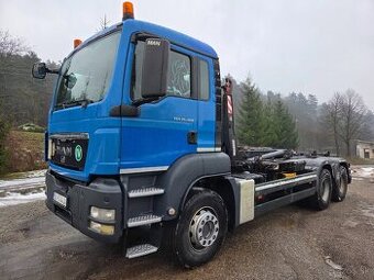 MAN TGS 26.400 6X4 BB hákový nosič 20 TON