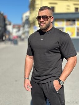 Luxusne tričko Off White oversize čierno biele