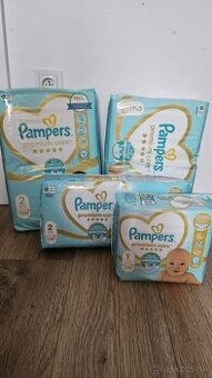 Predám Pampers Premium Care – nové balenia (veľ. 1 a 2)
