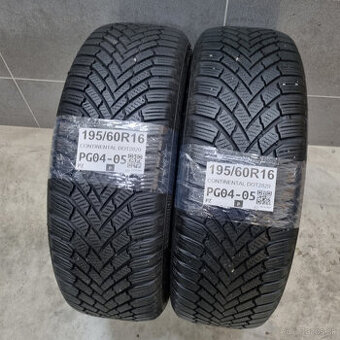 Zimné pneumatiky 195/60 R16 CONTINENTAL