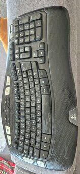 Klávesnice a mys Logitech, Trust