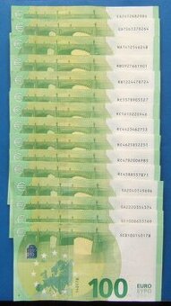 bankovky 100 eur - stav 1/1