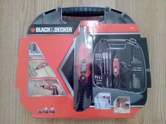 BLACK and DECKER A7145 44dielna sada bitov a aku skrutkovac