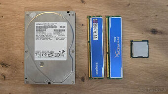 Procesor, RAM, HDD, grafická karta