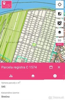 Pozemok – Strečno (545 m²)V lokalite planovanej vystavby
