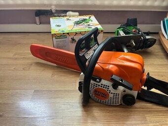 Motorová píla + brrúska