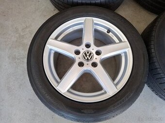 4ks letne ALU 5x112 R16 7J ET35 DEZENT VOLKSWAGEN