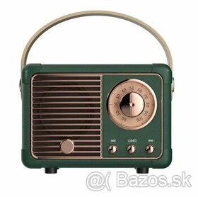 (IHNEĎ) Bluetooth Retro rádio, zelené