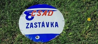Predám smaltovanú tabuľu ČSAD