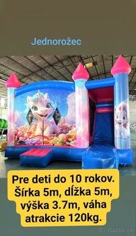 Nafukovacie atrakcie, Cukrová vata, popcorn , naskoti