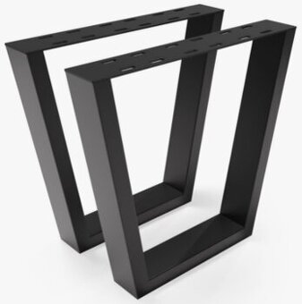 Stolové nohy na konferenčný stolík 44×40 cm Typ "V" 2 ks