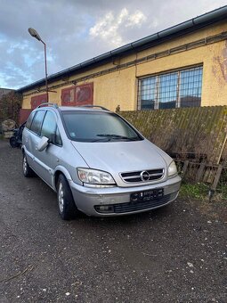 Opel Zafira A kapota, predny náraznik