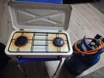 Plynový varič CAGO s dvoma horákmi