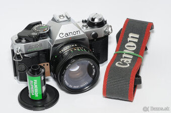 Canon AE1 Program, Canon FDn 50mm, blesk METZ - stav. EXC+