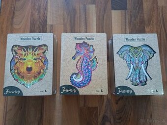 Nové drevené puzzle A3