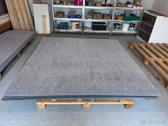 Termoplastová doska, šedý flis