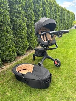 2-kombinácia kočíka STOKKE Xplory X Gold/Black - Signature B