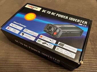 Menič napätia z 12 V na 230 V do auta, karavanu
