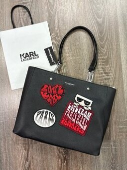 Karl Lagerfeld damska velka kožena kabelka - 1