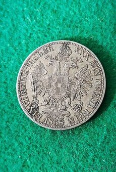 Spolkový toliar 1858 A, František Jozef I., krásny