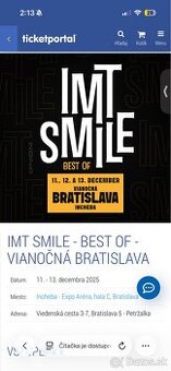 Imt smile vianočná Bratislava