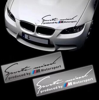 Sport mind produced by ///M Motorsport nálepka