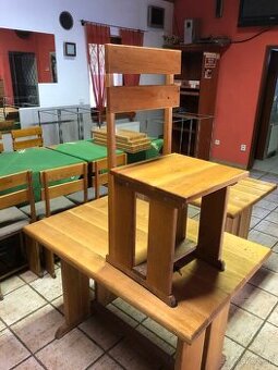 Kvalitné stoly, stoličky z dubového dreva