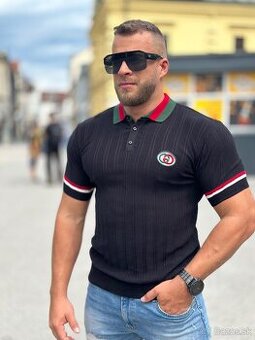 Luxusná polokosela Gucci čierno červená zelena