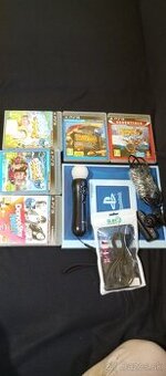 Predám PS3 move+hry pre deťi