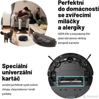 robotický vysávač Lauben Robot Vacuum 15BB