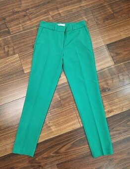 Elegantné zelené nohavice vel.36