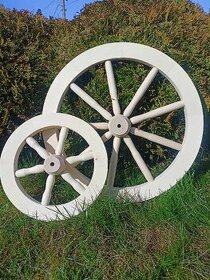 Drevené dekoračné koleso - priemer 30cm