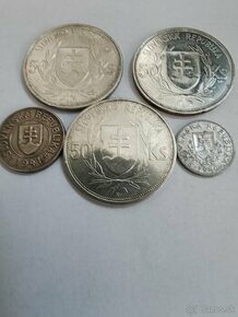 mince slovensky štat 1939-45
