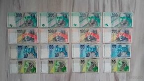 Ceskoslovenské bankovky s kolkom, slovenske bankovky - 1