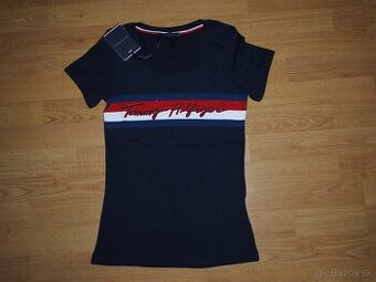 Tommy Hilfiger dámske tmavomodré tričko