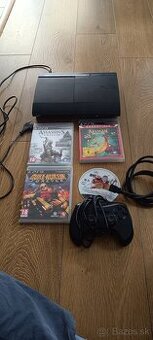 PS3 slim Playstation 3 + hry