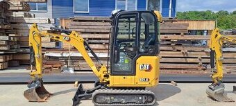 Minibagr CAT 301.8, rok výroby 2022, 563 motohodin, TOP
