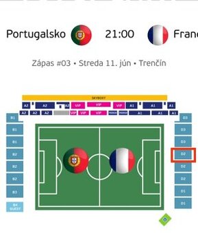 Predám lístky na ME ⚽U21⚽