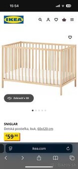 Detska postielka Ikea