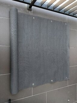 Balkónová zástena,tienidlo umelý Ratan antracit 90cm x 300cm